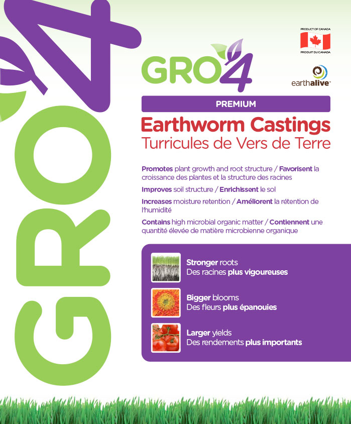 Gro4 – Turricules de vers de terre